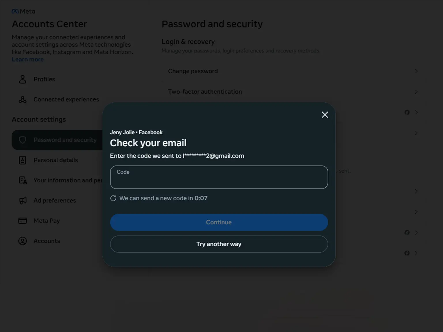 Check your Email