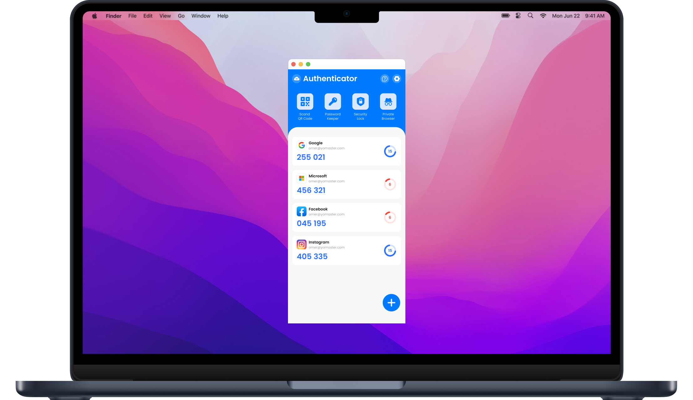 Authenticator App for Mac