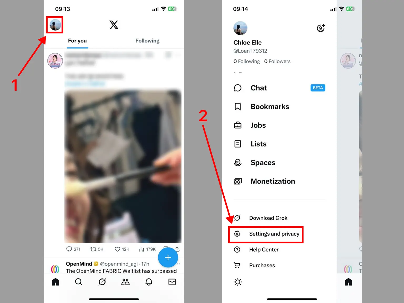 Locate 2FA Settings